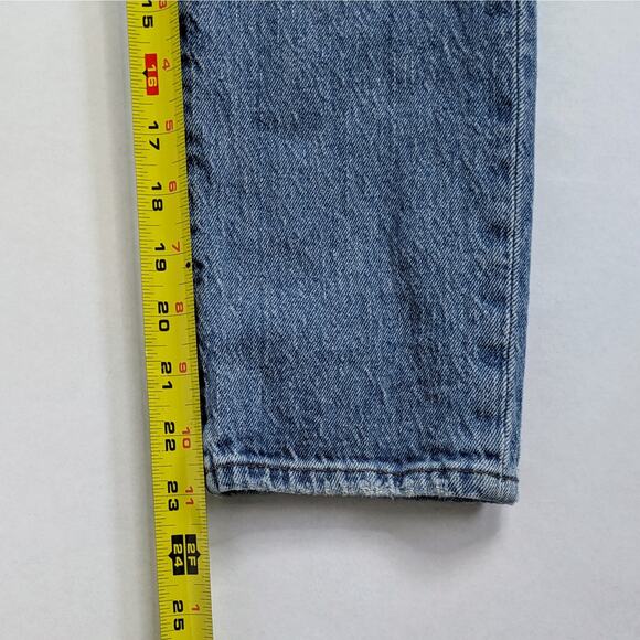 Madewell Jeans Perfect Vintage 25P Petite Blue Denim Banner Wash GUC NB056 - Picture 8 of 11